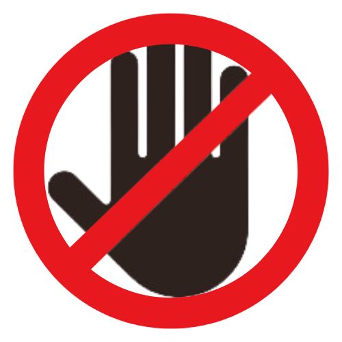 no unauthorized personal